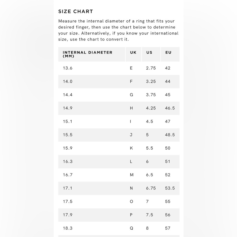 Monica Vinader Signature Ring 18k  Rose Gold Vermeil Pave 5.5 - Picture 7 of 7